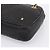 Borsa a tracolla con catena BALLY in pelle nera e oro Auth 196400A Nero - vista 10