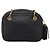 Borsa a tracolla con catena BALLY in pelle nera e oro Auth 196400A Nero - vista 3