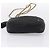 Borsa a tracolla con catena BALLY in pelle nera e oro Auth 196400A Nero - vista 9