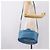 Borsa BALENCIAGA Air Hobo in pelle 2way Blu Argento 466844 Auth ka5712A - vista 26