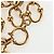 CHANEL Bracciale metallo tono oro CC Auth 195952V - vista 7