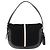 Borsa a tracolla BALLY in pelle scamosciata Nero Argento Auth sw721A - vista 3