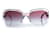 Chanel, oversized Sonnenbrille mit silbernem CC Mehrfarben  - Ansicht 1