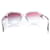 Chanel, oversized Sonnenbrille mit silbernem CC Mehrfarben  - Ansicht 4