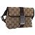 Borsa a tracolla GUCCI GG Canvas Beige Silver 131236 Auth BSZ673 Argento