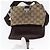 Borsa a tracolla GUCCI GG Canvas Beige Silver 131236 Auth BSZ673 Argento - vista 16