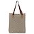 Borsa Tote GUCCI GG Plus Supreme Web Sherry Line PVC Beige Rosso Verde Auth BSZ695 - vista 3