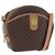 Céline Borsa a tracolla CELINE Macadam Canvas PVC Leather Brown Gold Auth BSZ634 Marrone D'oro