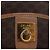 Céline Borsa a tracolla CELINE Macadam Canvas PVC Leather Brown Gold Auth BSZ634 Marrone D'oro - vista 15