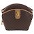 Céline Borsa a tracolla CELINE Macadam Canvas PVC Leather Brown Gold Auth BSZ634 Marrone D'oro - vista 2