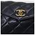 Borsa vita CHANEL Matelasse Turn Lock Chain Lamb Skin Black CC Auth ar11054 Nero - vista 17