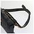 Borsa vita CHANEL Matelasse Turn Lock Chain Lamb Skin Black CC Auth ar11054 Nero - vista 8