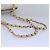 Borsa a tracolla CHANEL Matelasse con catena in pelle bianca CC Auth 76482 Bianco - vista 7