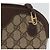 GUCCI GG Supreme Web Sherry Line Bag PVC Beige Gold 904 02 047 Auth BSZ679 Golden - view 4