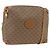 Borsa a tracolla GUCCI Micro GG Supreme PVC Beige Oro 007 115 0093 Auth BSZ654 D'oro