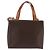 Céline Borsa a mano CELINE Macadam Canvas PVC Leather 2way Brown Gold Auth 142436 Marrone D'oro - vista 2