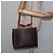 Céline Borsa a mano CELINE Macadam Canvas PVC Leather 2way Brown Gold Auth 142436 Marrone D'oro - vista 26