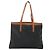 Borsa Tote Salvatore Ferragamo PVC Pelle Nero Oro Auth ar13392 - vista 3