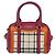 Borsa a Mano BURBERRY Nova Check Canvas 2way Beige Gold Auth 118645V D'oro - vista 13