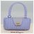 Borsa Salvatore Ferragamo Gancini in vimini viola e oro autentica 110237AM D'oro Porpora - vista 12