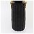 Borsa Salvatore Ferragamo Gancini in vimini nera e oro Auth 90245AM Nero D'oro - vista 4