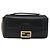 Borsa a tracolla FENDI baguette con catena in pelle nera e oro Auth yk20513SAV Nero D'oro - vista 13