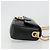 Borsa a tracolla FENDI baguette con catena in pelle nera e oro Auth yk20513SAV Nero D'oro - vista 3