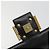 Borsa a tracolla FENDI baguette con catena in pelle nera e oro Auth yk20513SAV Nero D'oro - vista 9