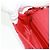 Borsa a tracolla CHANEL Matelasse 20 con catena in cotone rosso e CC argento Auth 167964SAV - vista 21