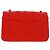 Borsa a tracolla CHANEL Matelasse 20 con catena in cotone rosso e CC argento Auth 167964SAV - vista 4