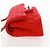 Borsa a tracolla CHANEL Matelasse 20 con catena in cotone rosso e CC argento Auth 167964SAV - vista 6
