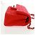 Borsa a tracolla CHANEL Matelasse 20 con catena in cotone rosso e CC argento Auth 167964SAV - vista 7