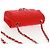 Borsa a tracolla CHANEL Matelasse 20 con catena in cotone rosso e CC argento Auth 167964SAV - vista 8