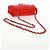 Borsa a tracolla CHANEL Matelasse 20 con catena in cotone rosso e CC argento Auth 167964SAV - vista 9