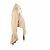 Roberto Cavalli Bluse aus beigem Wildleder mit Spitzenbesatz und Bindevorderseite - Ansicht 2