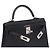 Hermès Borsa HERMES Kelly Mini in Pelle Nera - 103815 Nero - vista 7
