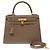 Hermès Borsa HERMES Kelly 28 in Pelle Étoupe - 103826 Taupe - vista 3