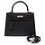 Hermès Borsa HERMES Kelly 25 in Pelle Nera - 103817 Nero - vista 3