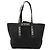 Shopper tote LOEWE in rafia nera Nero