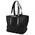 Shopper tote LOEWE in rafia nera Nero - vista 2