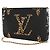 Bolsa Tiracolo Louis Vuitton Monogram Giant Jungle Double Zip Pochette Preta Preto - vista 4