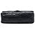 Borsa a tracolla Chanel Reissue 2.55 Double Flap 227 in pelle di vitello matelassé nera Nero - vista 3