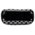 Chanel Just Mademoiselle Bowler Bag aus schwarzem Tweed und geknittertem Lackleder  - Ansicht 3