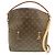 Borsa Satchel Louis Vuitton Monogram Melie Marrone