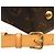 Borsa Satchel Louis Vuitton Monogram Melie Marrone - vista 13