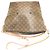 Borsa Satchel Louis Vuitton Monogram Melie Marrone - vista 14