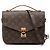 Borsa Louis Vuitton Monogram Pochette Metis Marrone