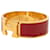 Gold Hermès Wide Enamel Clic Clac H Bracelet GM Golden  - view 2
