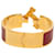 Gold Hermès Wide Enamel Clic Clac H Bracelet GM Golden  - view 4