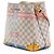 Borsa a secchiello Louis Vuitton Damier Azur Summer Trunks Neonoe Bianca Bianco - vista 2